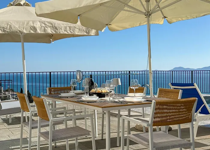 公寓 Zeus With Private Pool And Sea View Nisaki (Corfu)