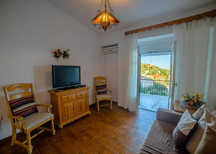 Apartament Zeus With Private Pool And Sea View Nisaki (Corfu)