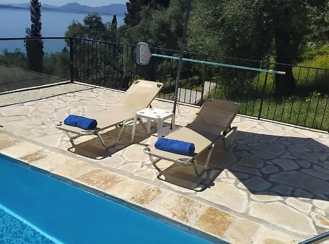 Apartament Zeus With Private Pool And Sea View Nisaki (Corfu)